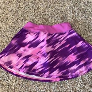 Purple tennis skort
